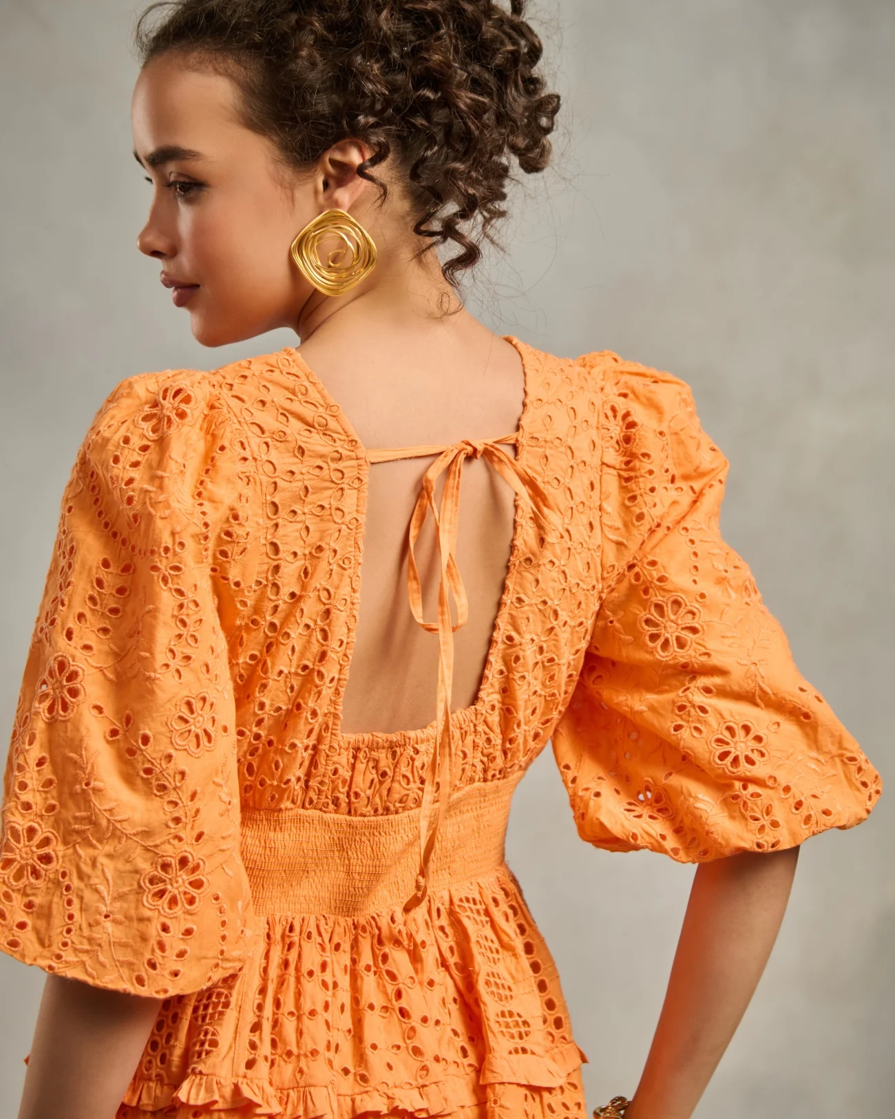 Serena Schiffli Dress - Image 10