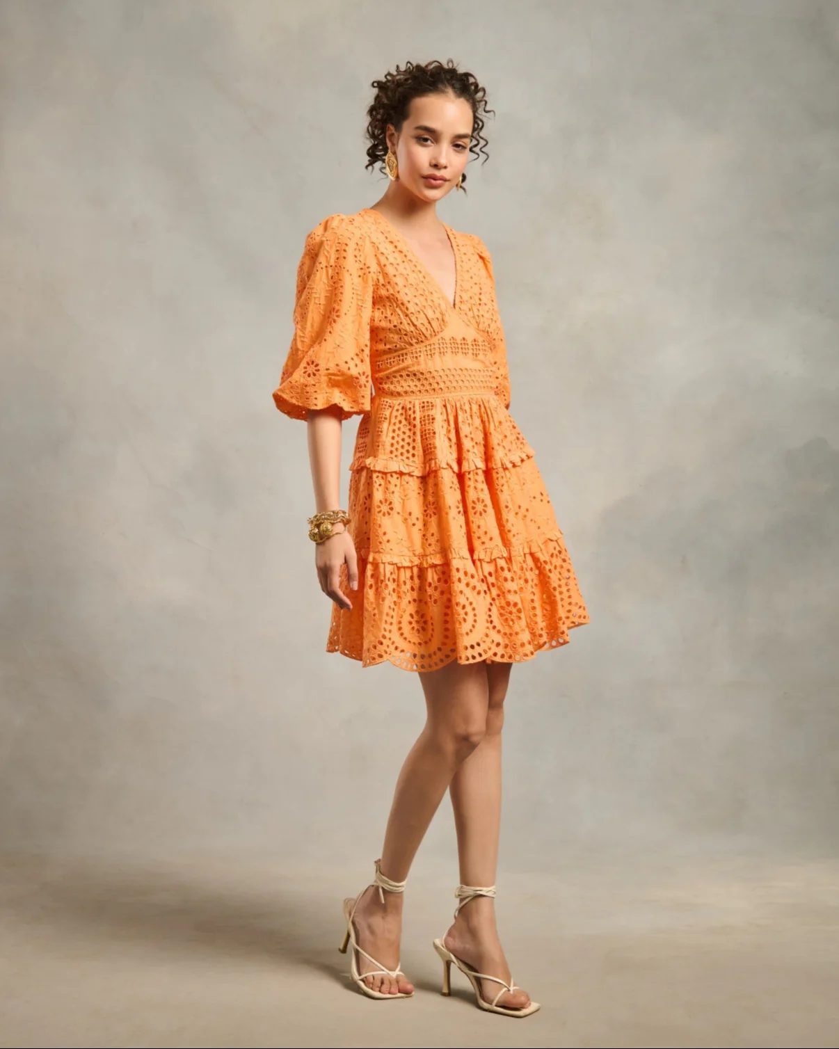 Serena Schiffli Dress - Image 6