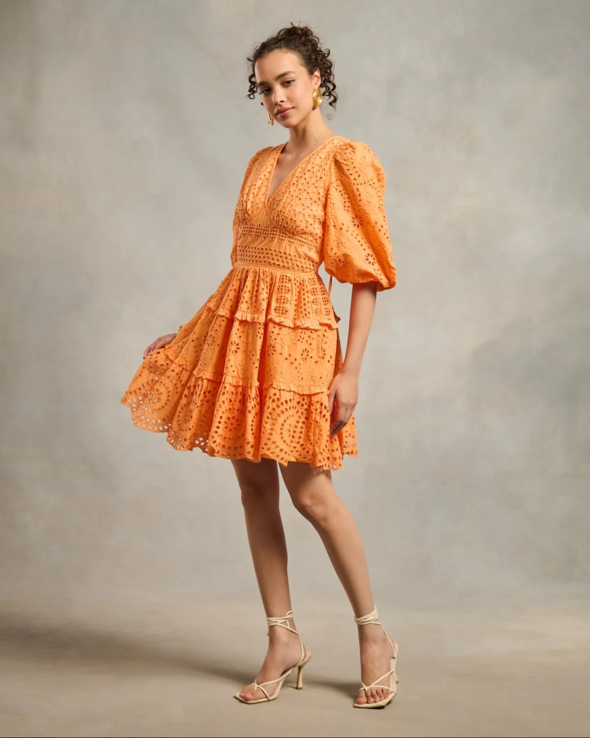 Serena Schiffli Dress - Image 8