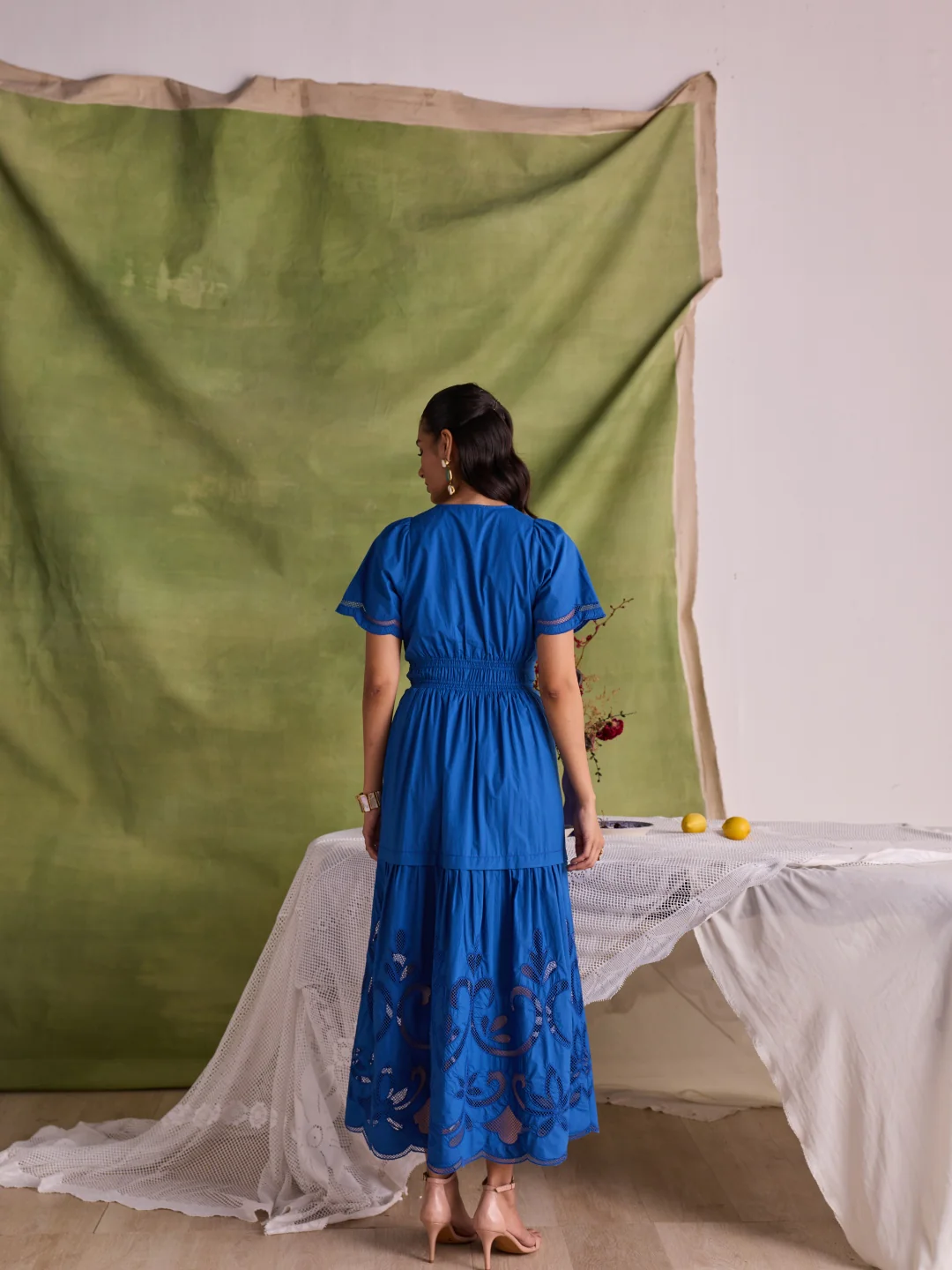 Ava Cutwork Dress - Image 16