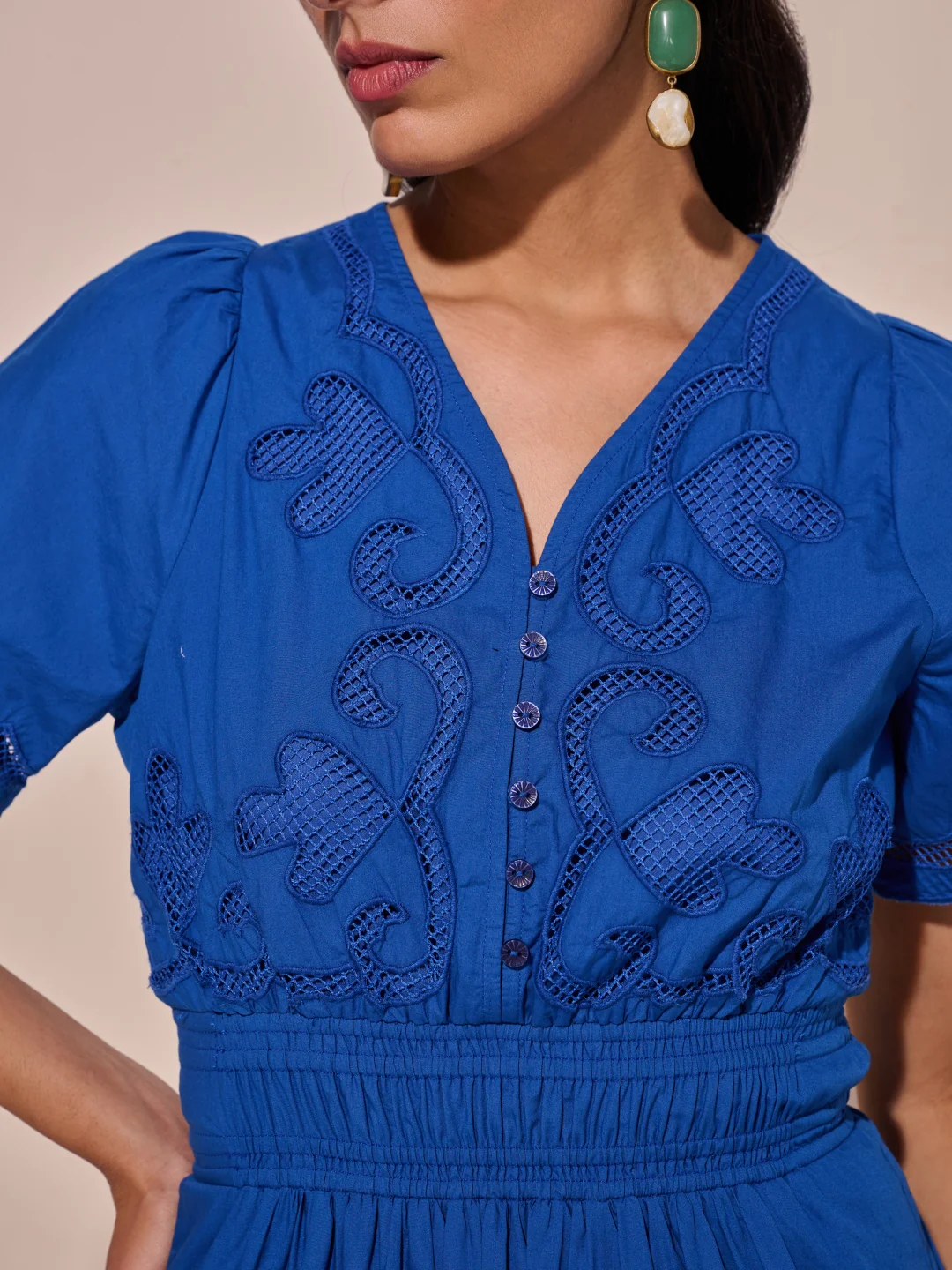 Ava Cutwork Dress - Image 17