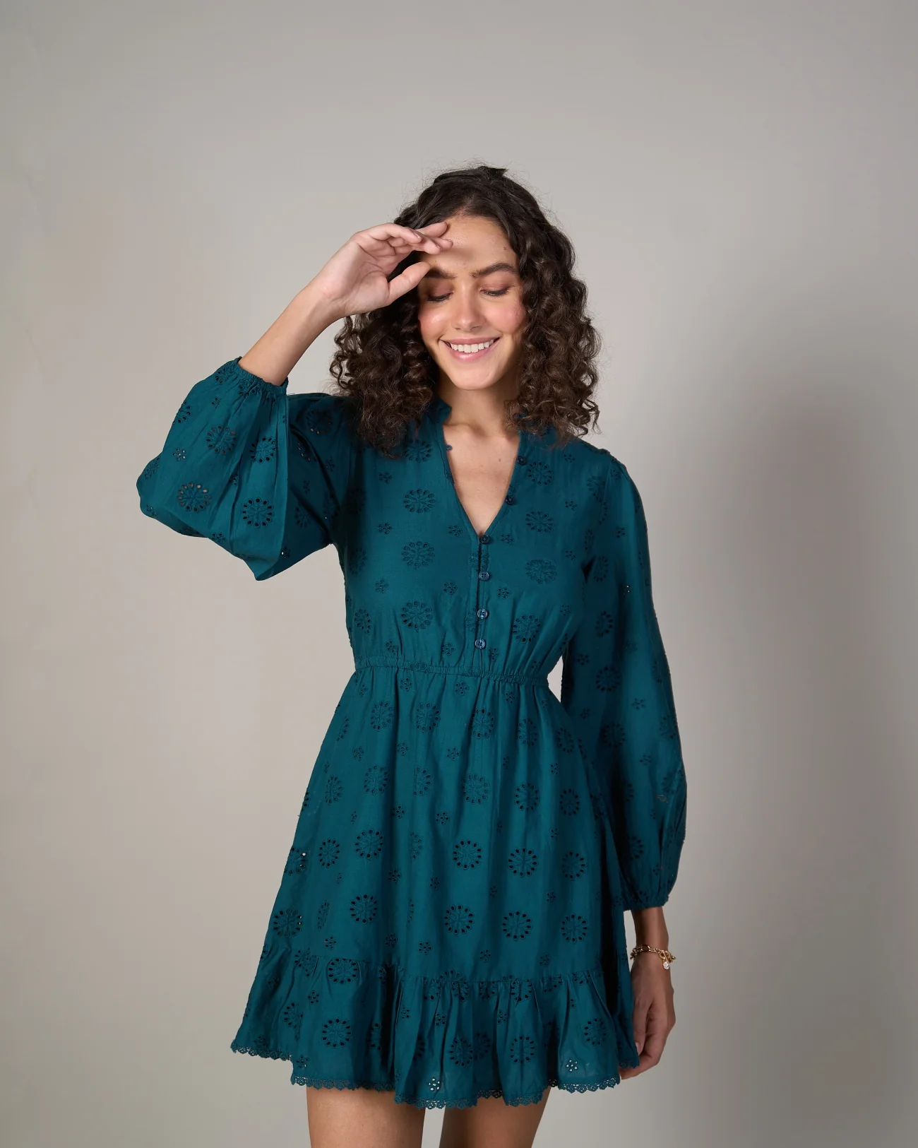 Sophie Schiffli Dress - Image 10