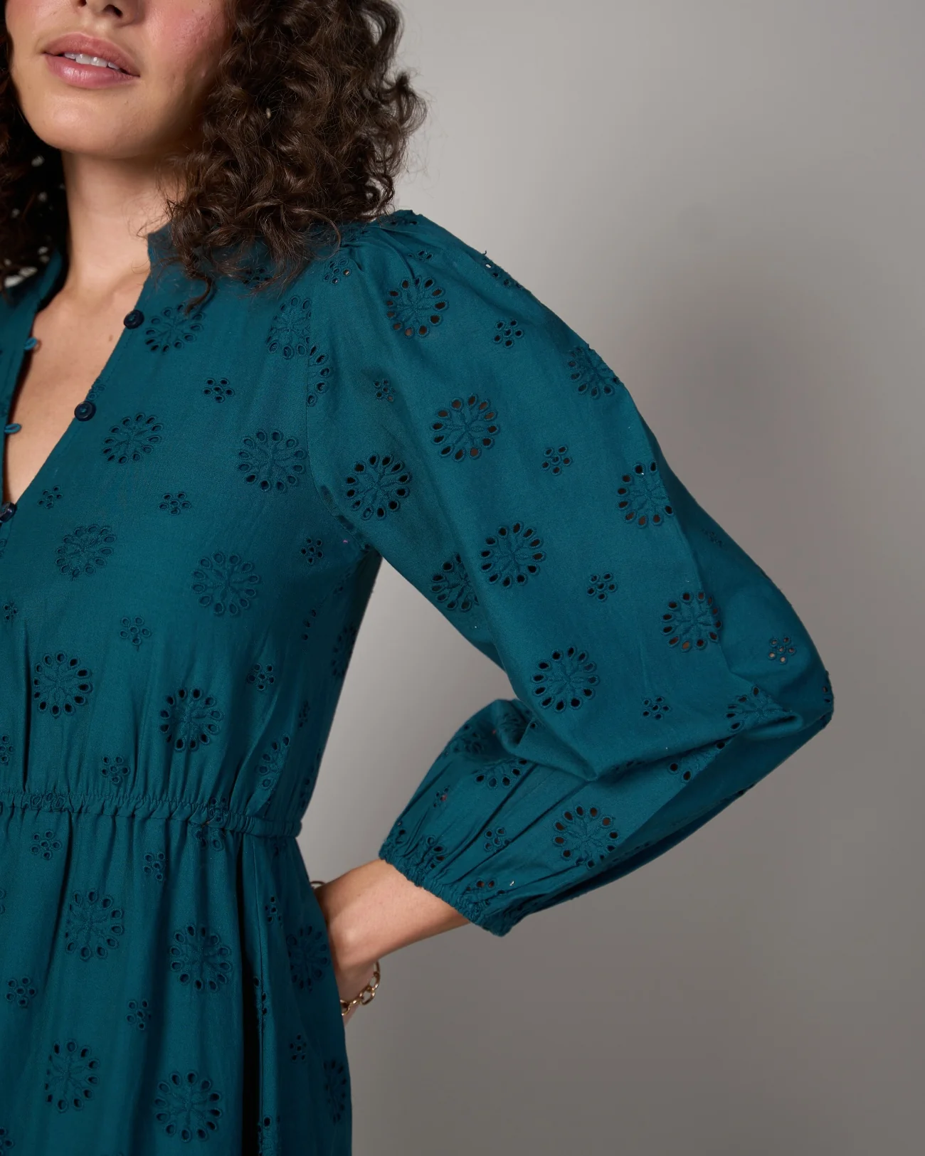 Sophie Schiffli Dress - Image 16