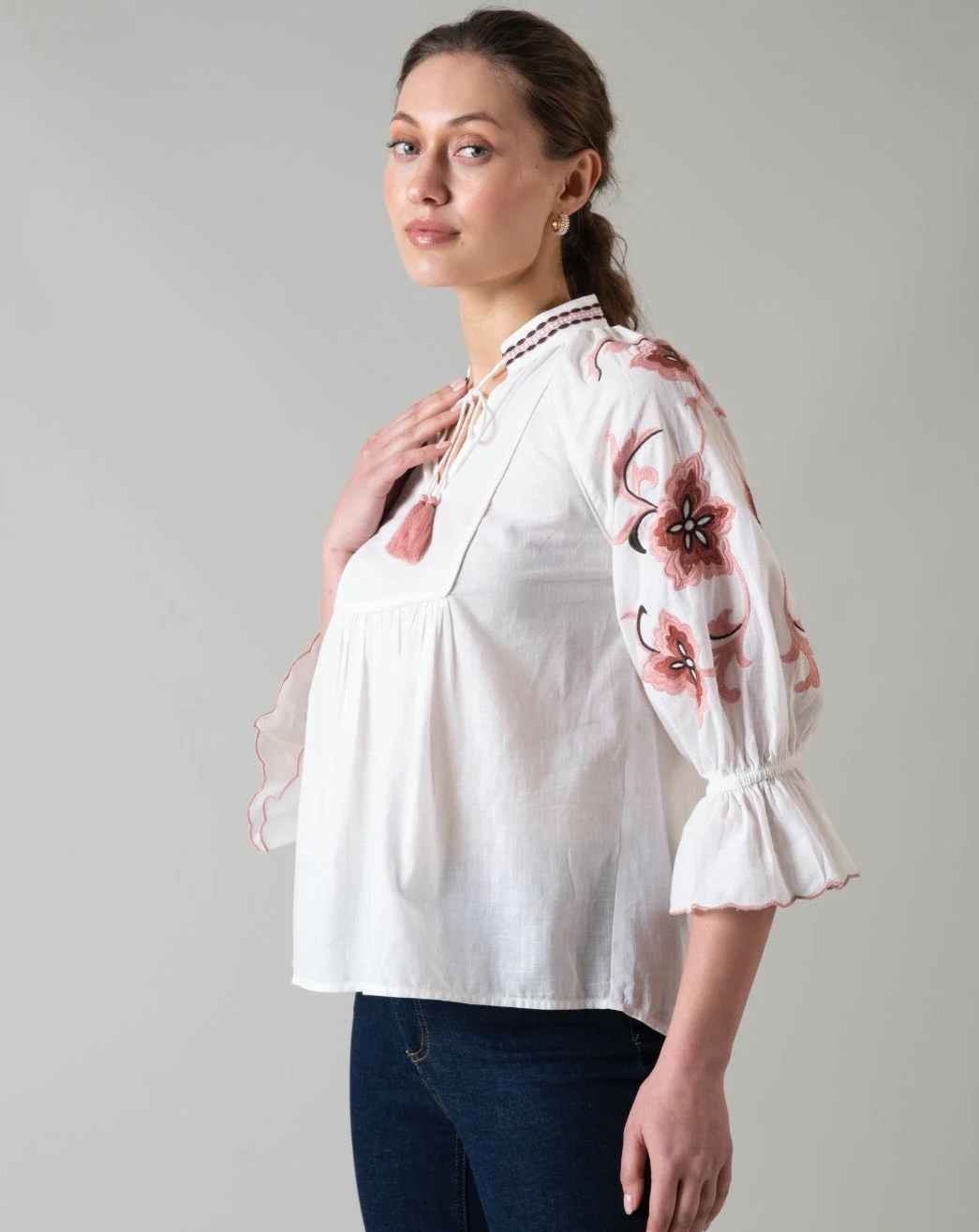 Bella Embroidered Top - Image 7