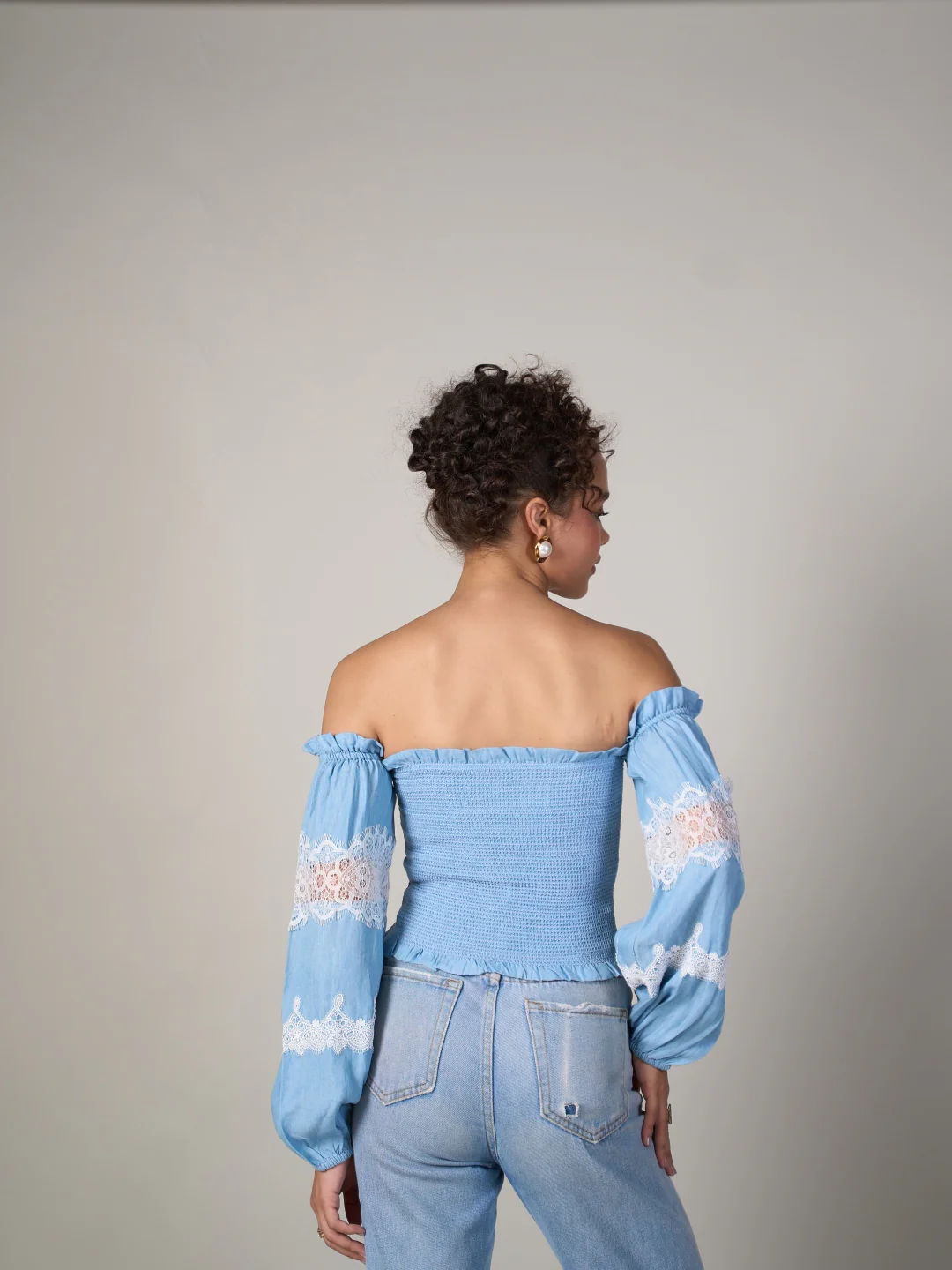 Lace Smocked Top - Image 24