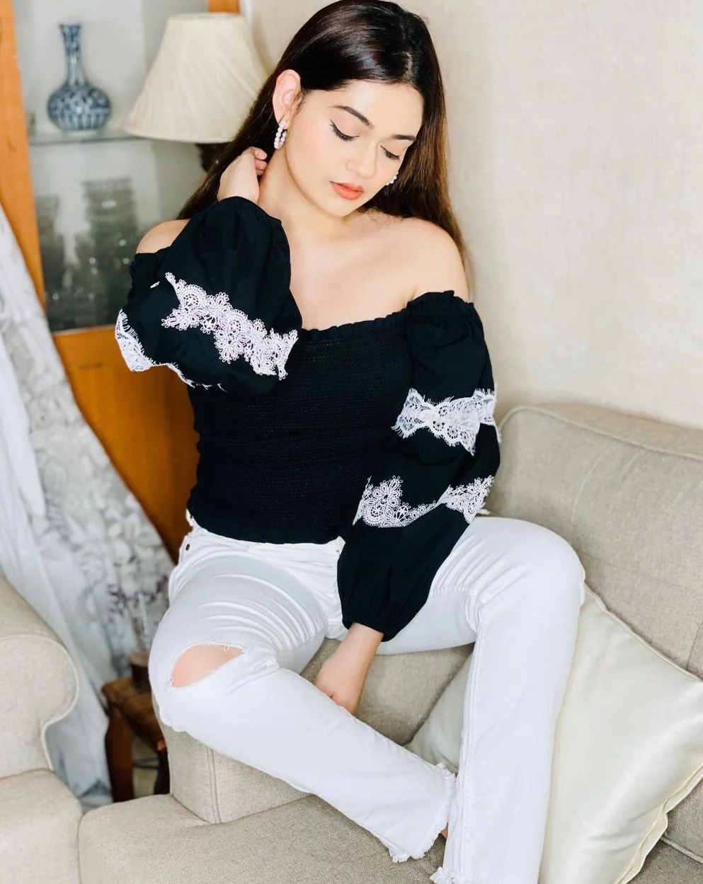 Lace Smocked Top - Image 32