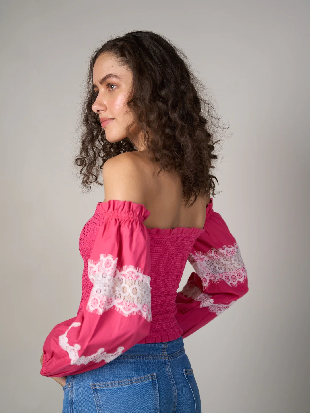 Lace Smocked Top - Image 6