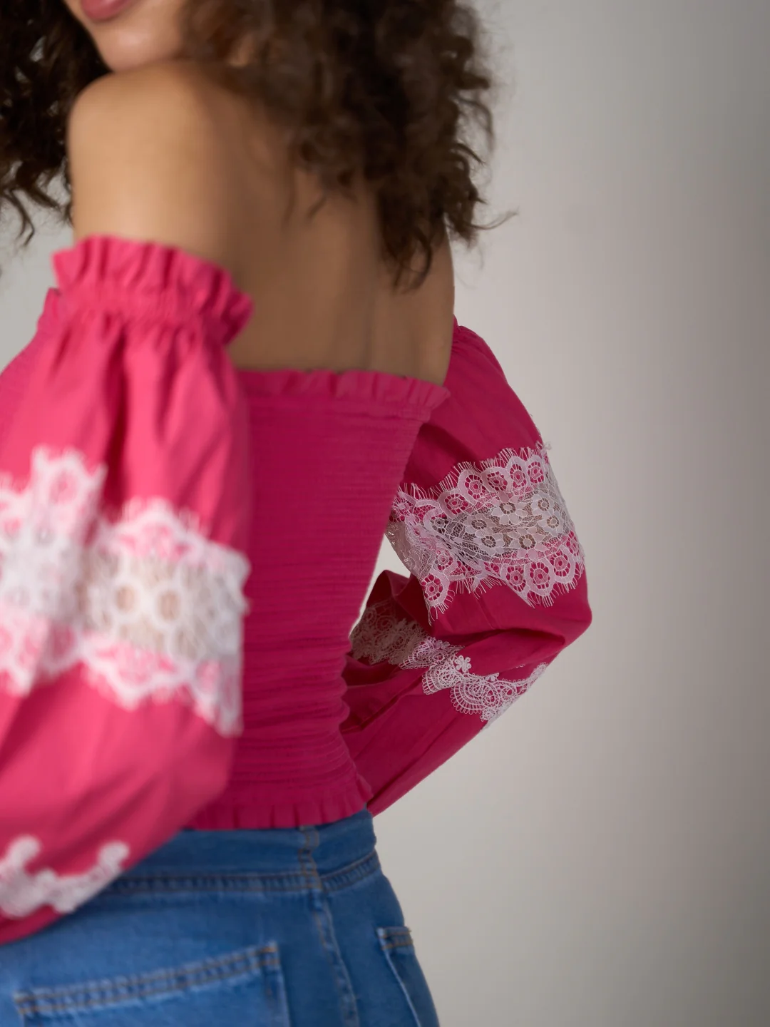 Lace Smocked Top - Image 10