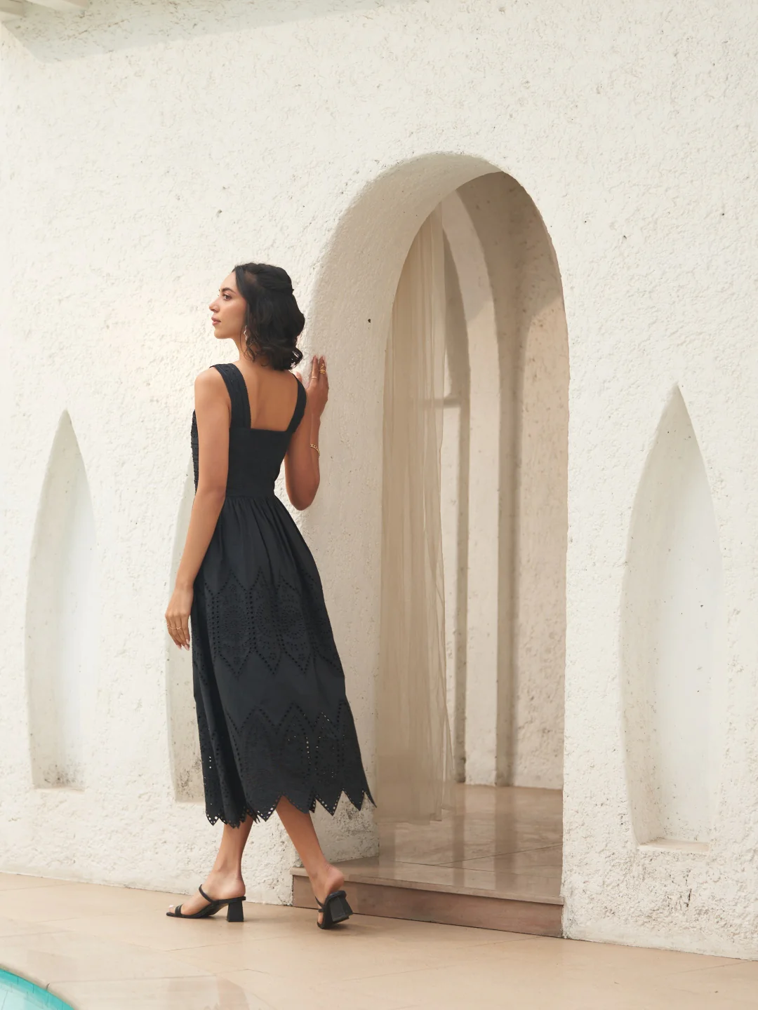 Charlotte Embroidered Dress - Image 8