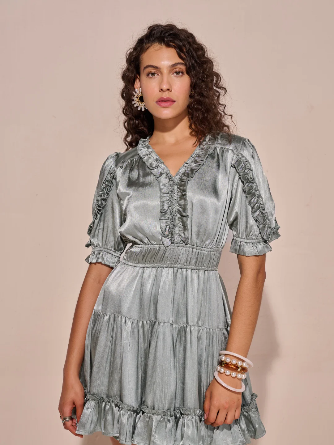 Eden Chiffon Dress - Image 11