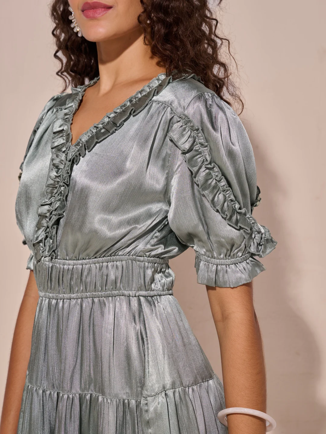 Eden Chiffon Dress - Image 10