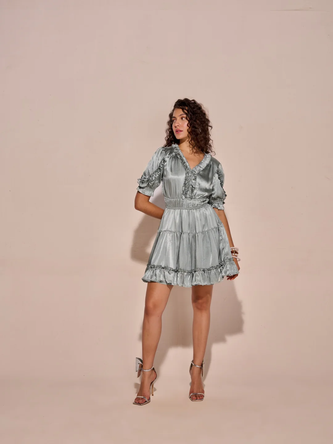 Eden Chiffon Dress - Image 8
