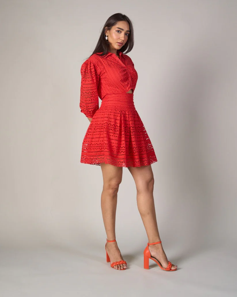 Thea Schiffli Dress - Image 18