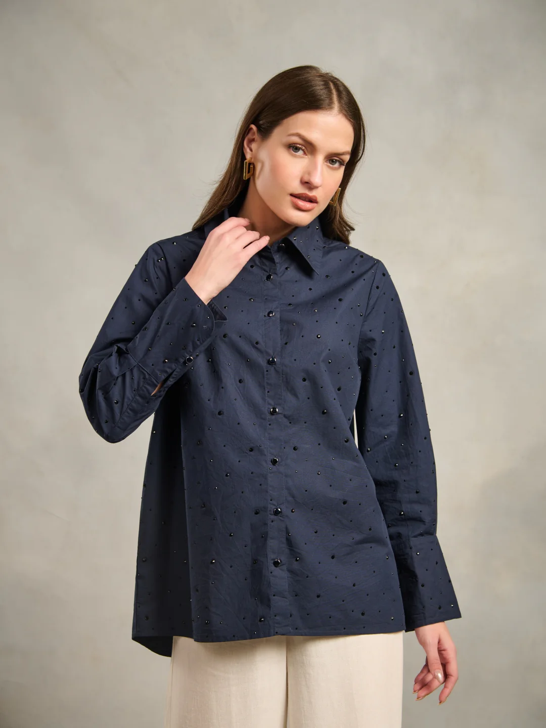 Elena Embellished Shirt - Image 3