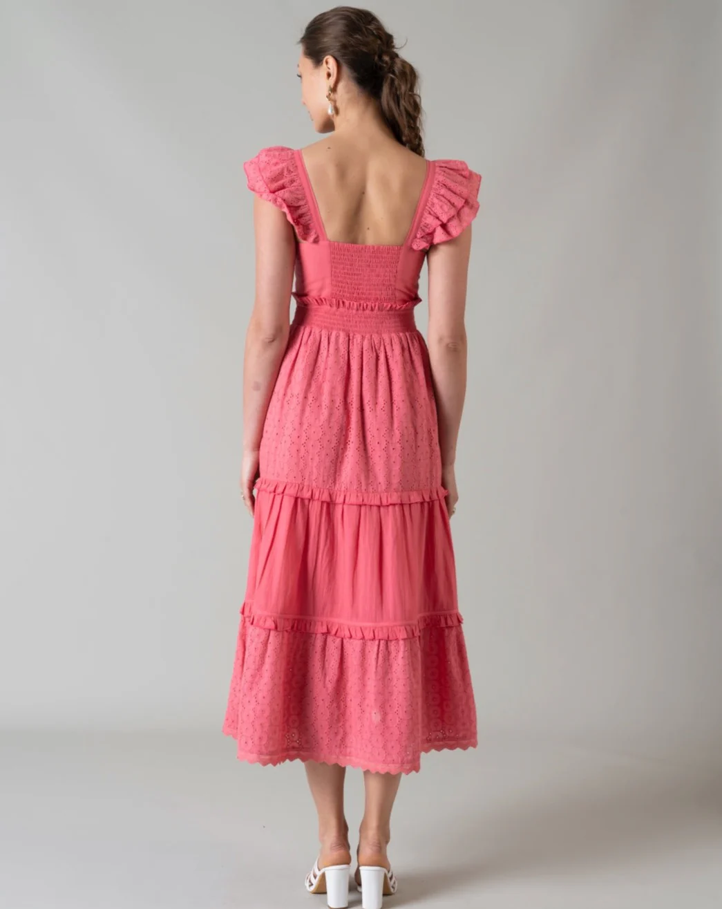 Elle Pink Maxi Dress - Image 4