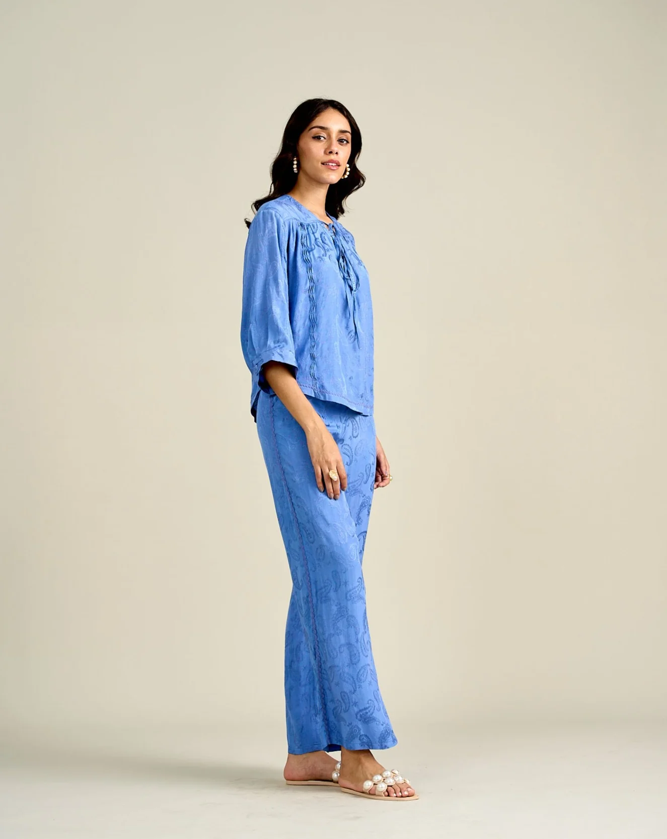 Ellie Jacquard Pants - Image 5