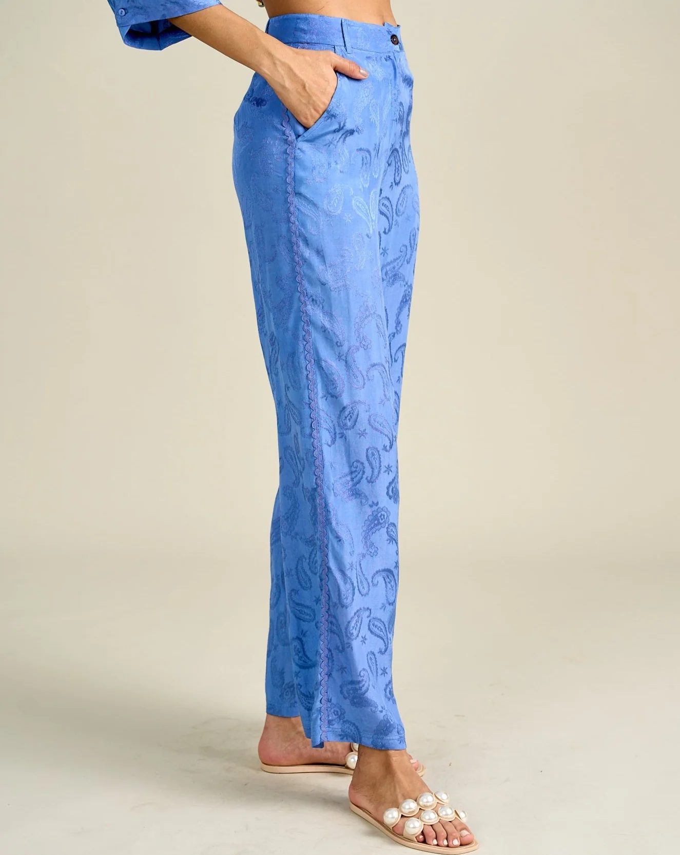 Ellie Jacquard Pants - Image 8