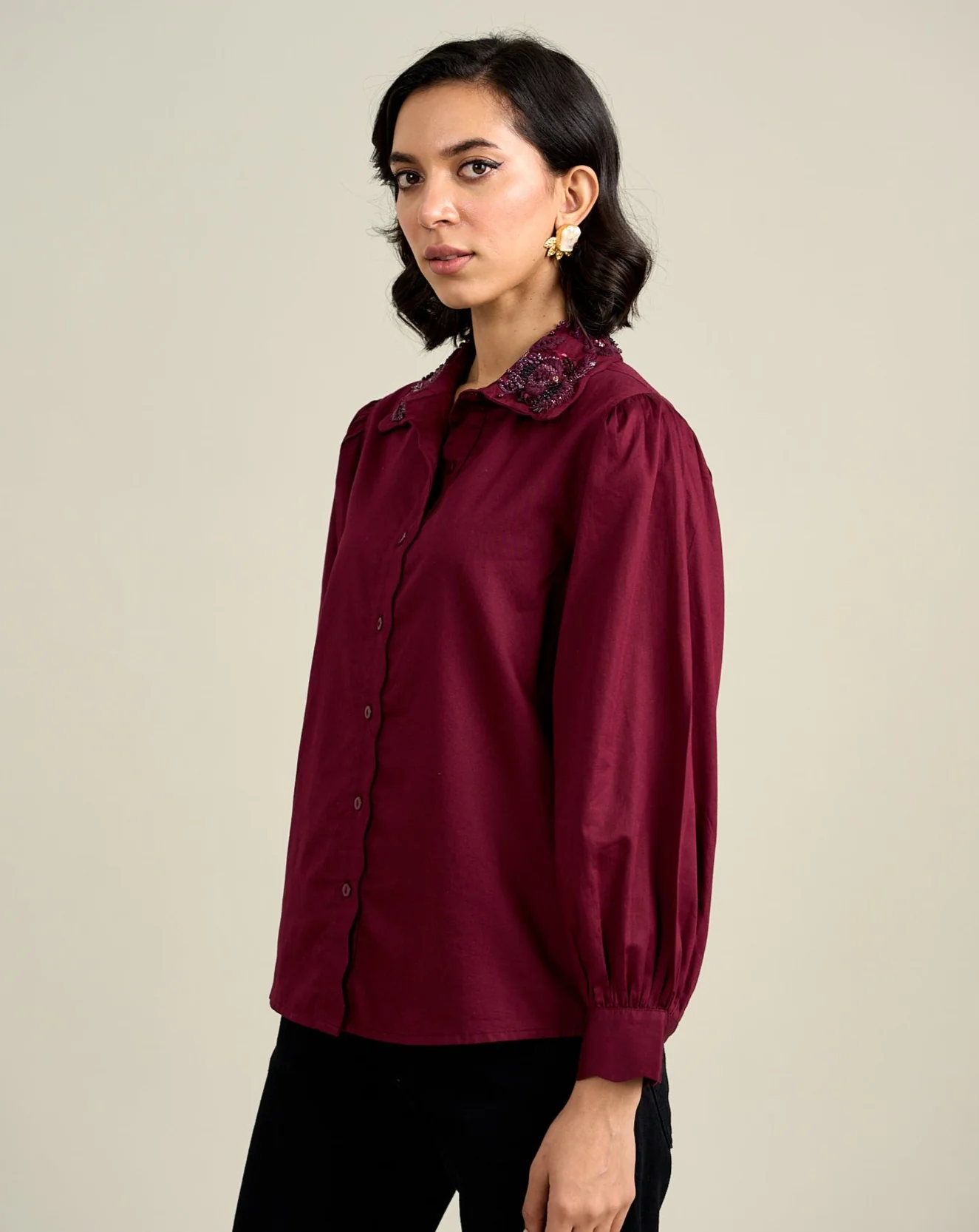 Erin Embroidered Shirt - Image 3
