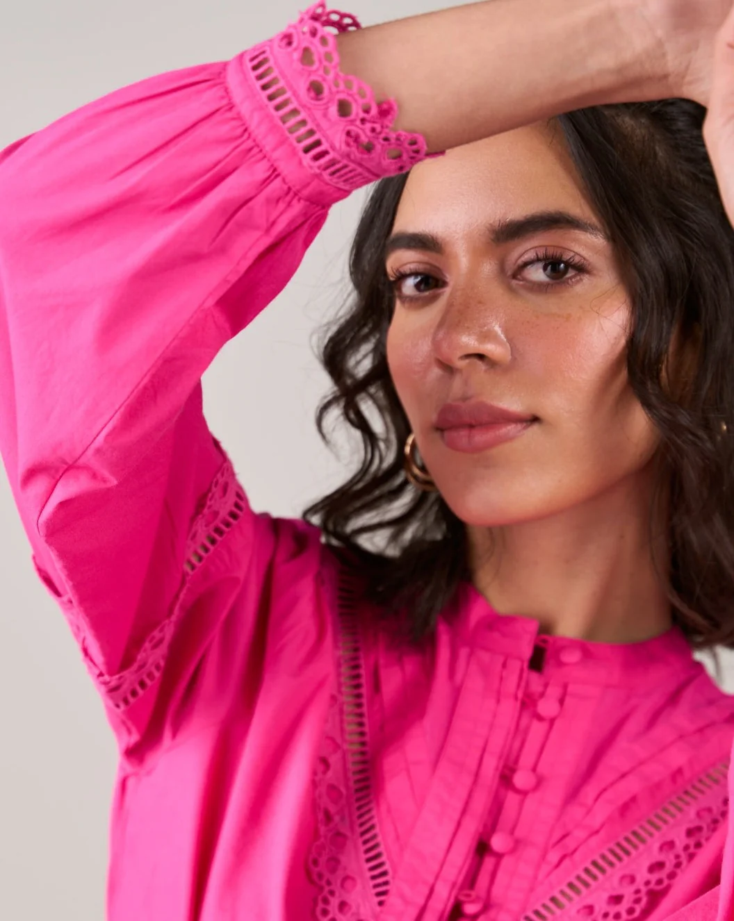 Fuschia Lace Top - Image 5