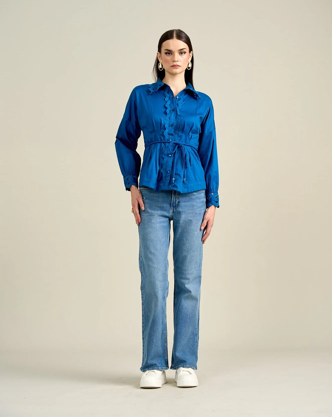 Cotton Satin Shirt - Image 4