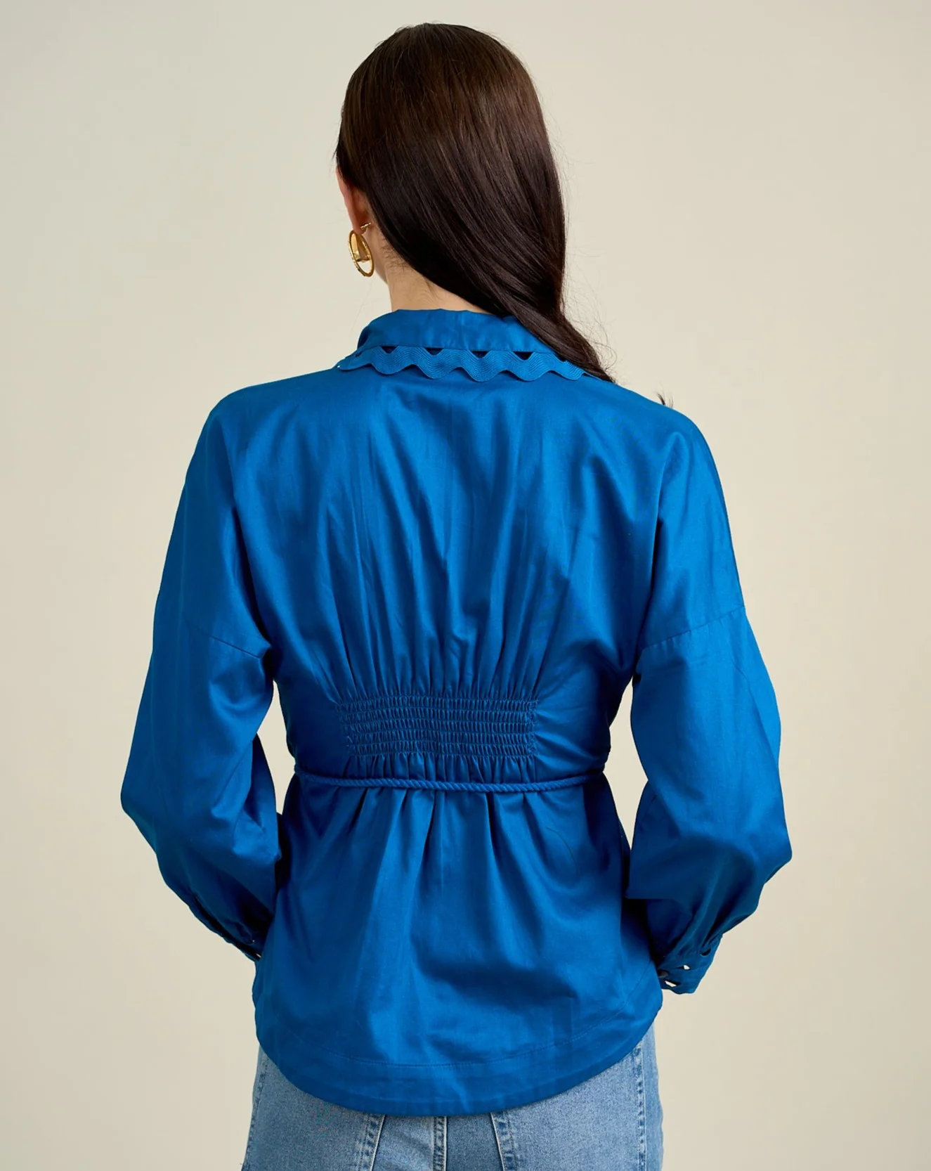 Cotton Satin Shirt - Image 9