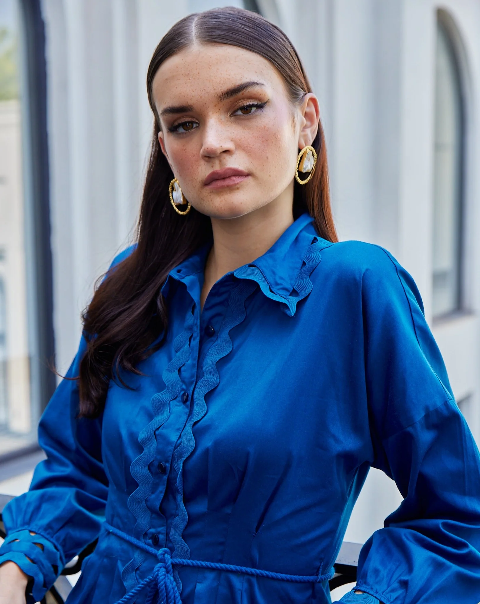 Cotton Satin Shirt - Image 14