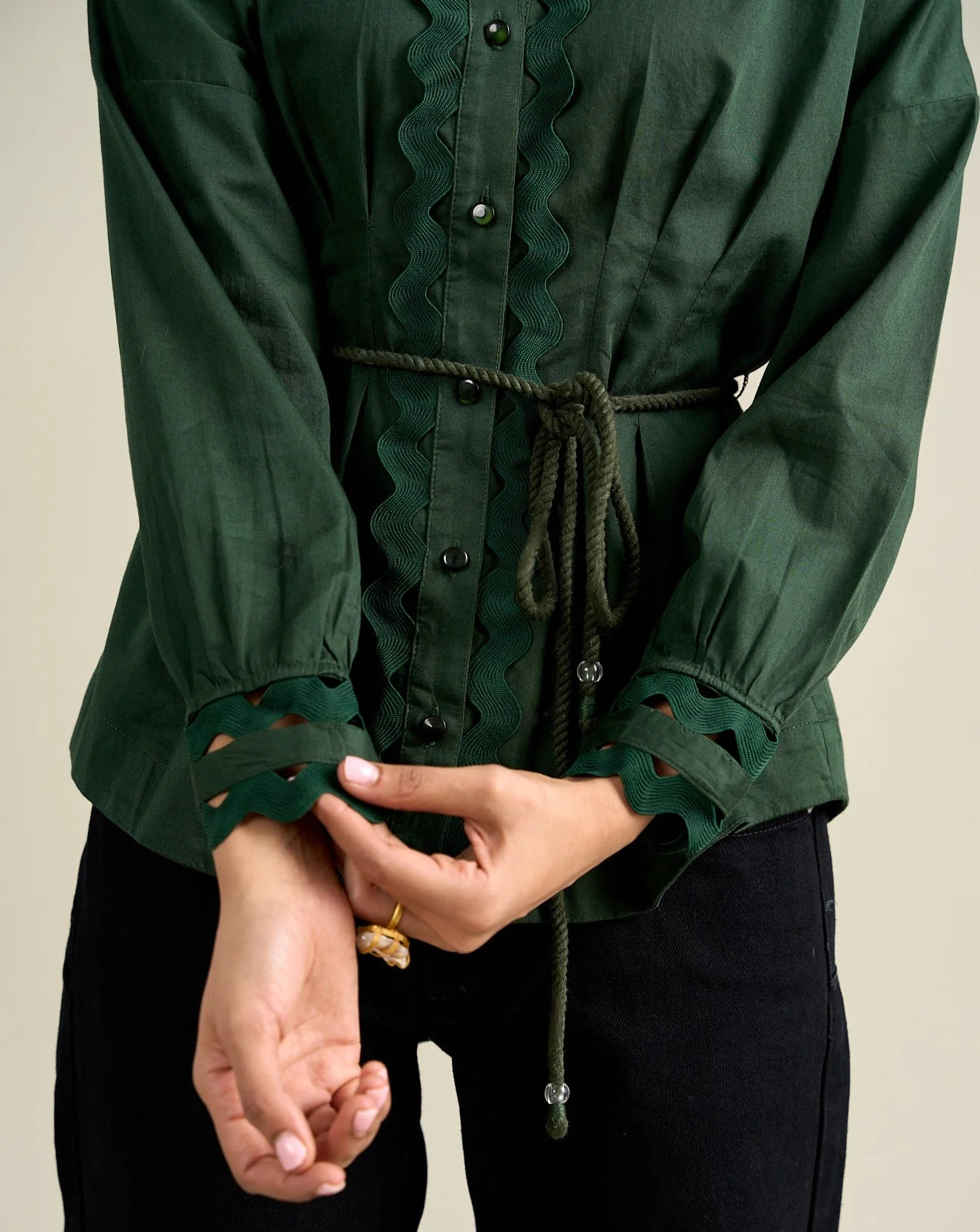 Cotton Satin Shirt - Image 30