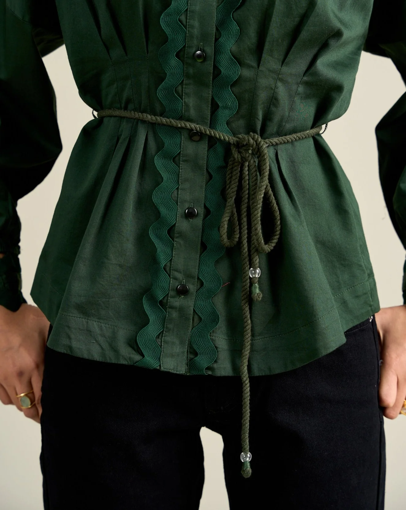 Cotton Satin Shirt - Image 29