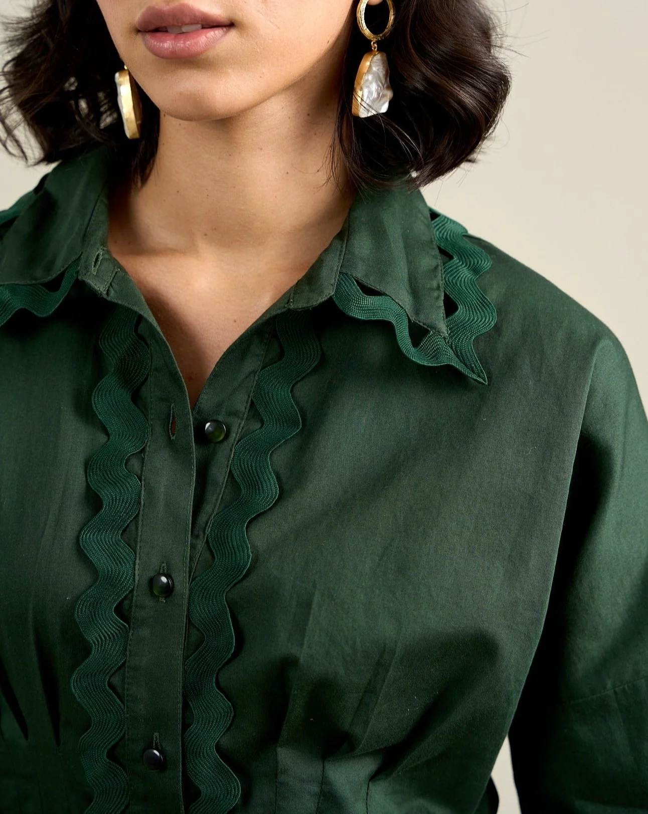 Cotton Satin Shirt - Image 27