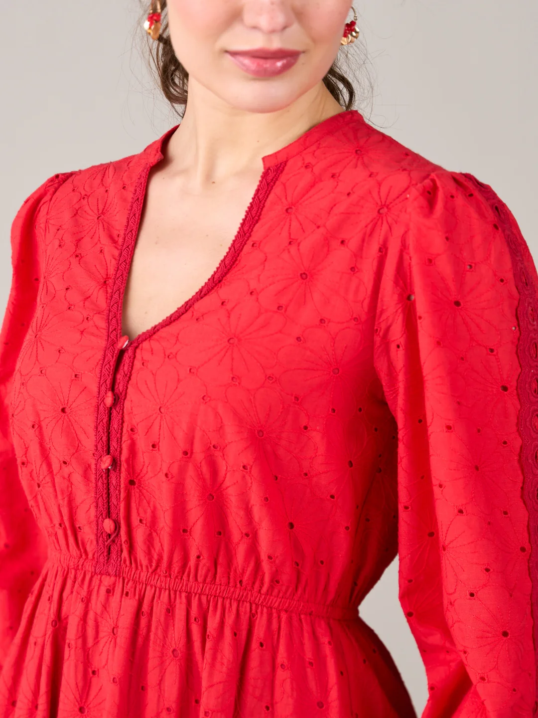 Julie Red Dress - Image 6