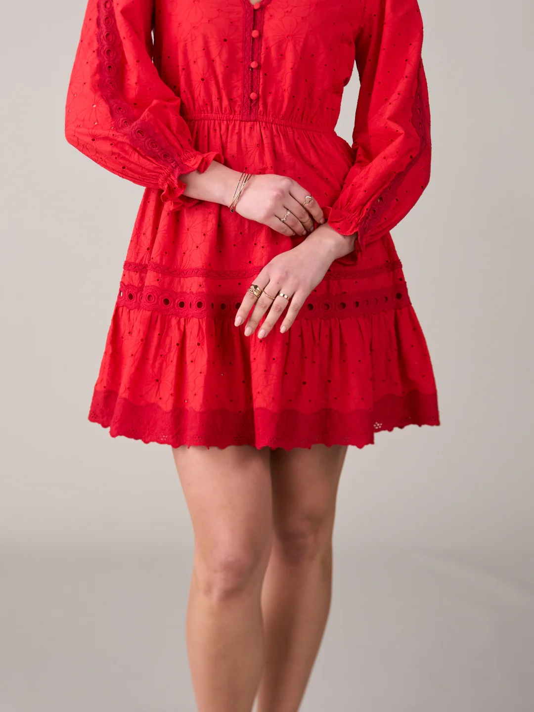 Julie Red Dress - Image 7