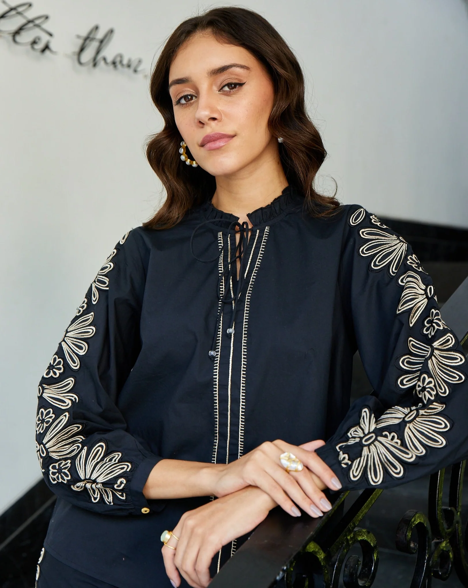 Kate Black Top - Image 10