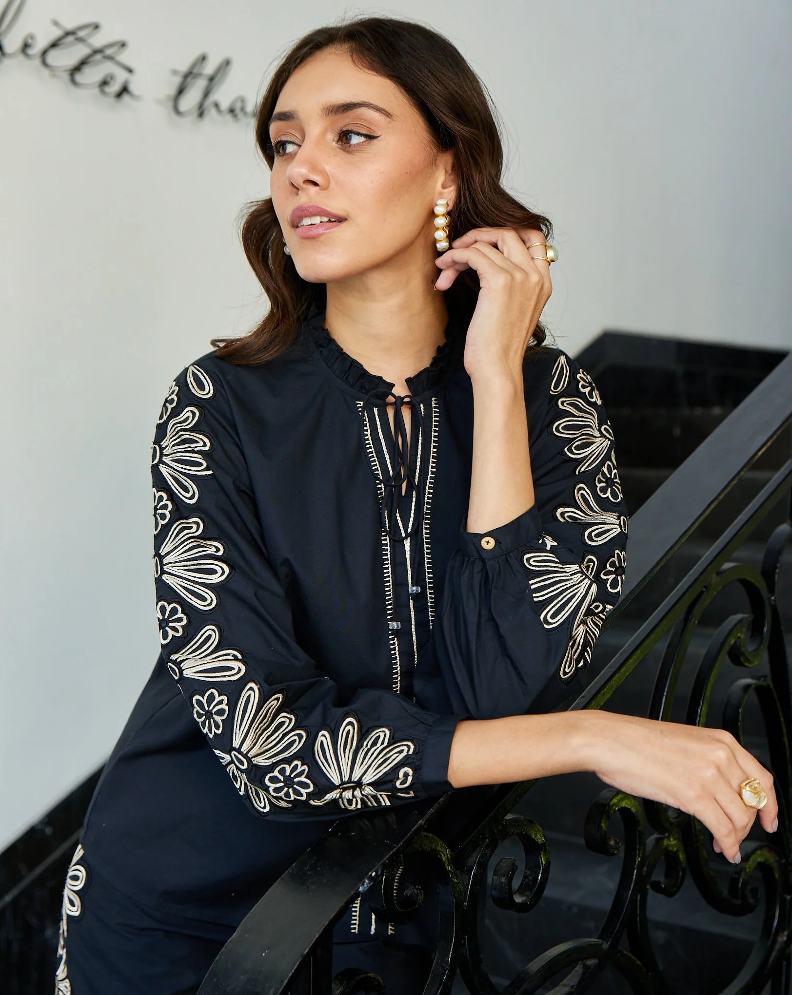 Kate Black Top - Image 13