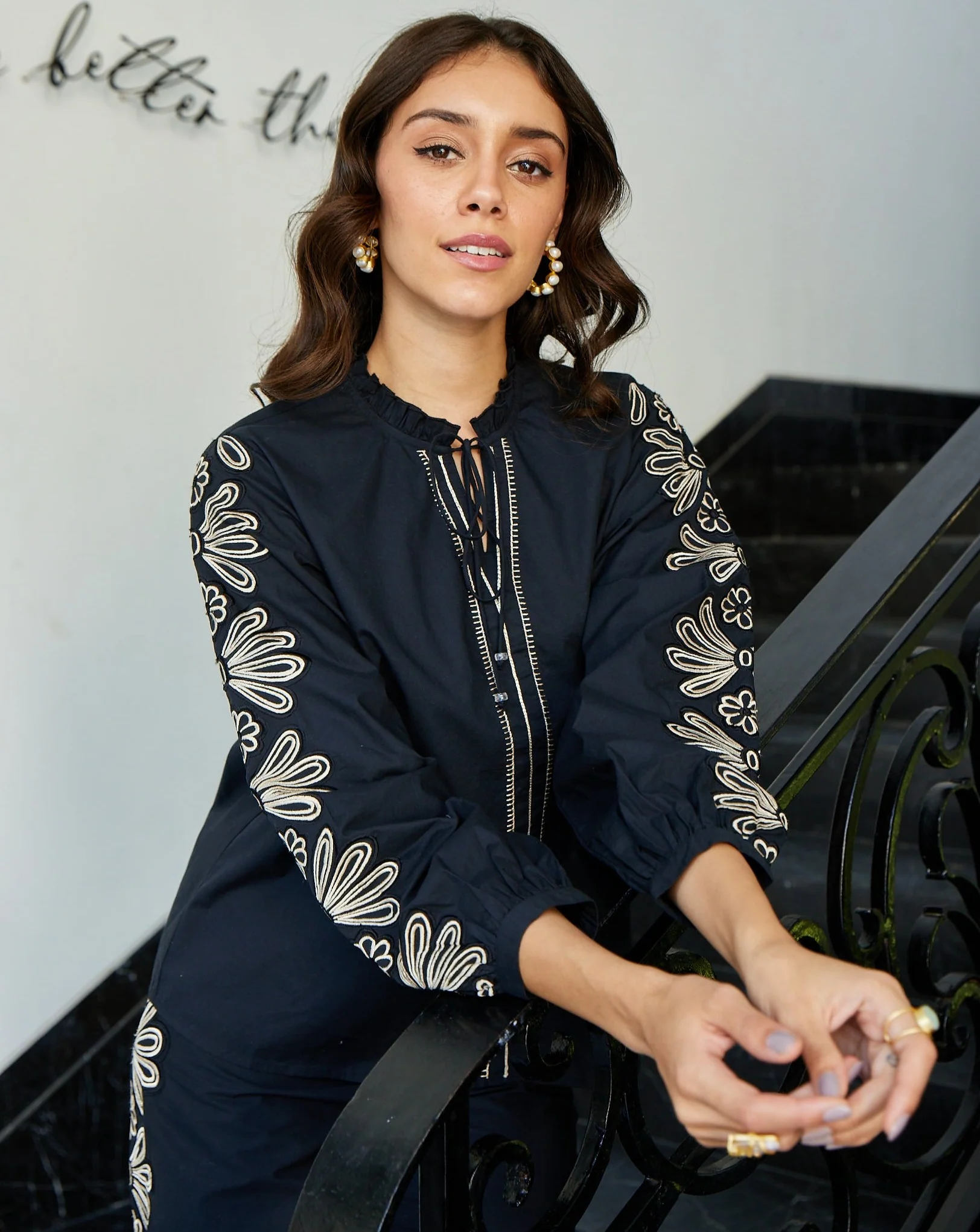 Kate Black Top - Image 14