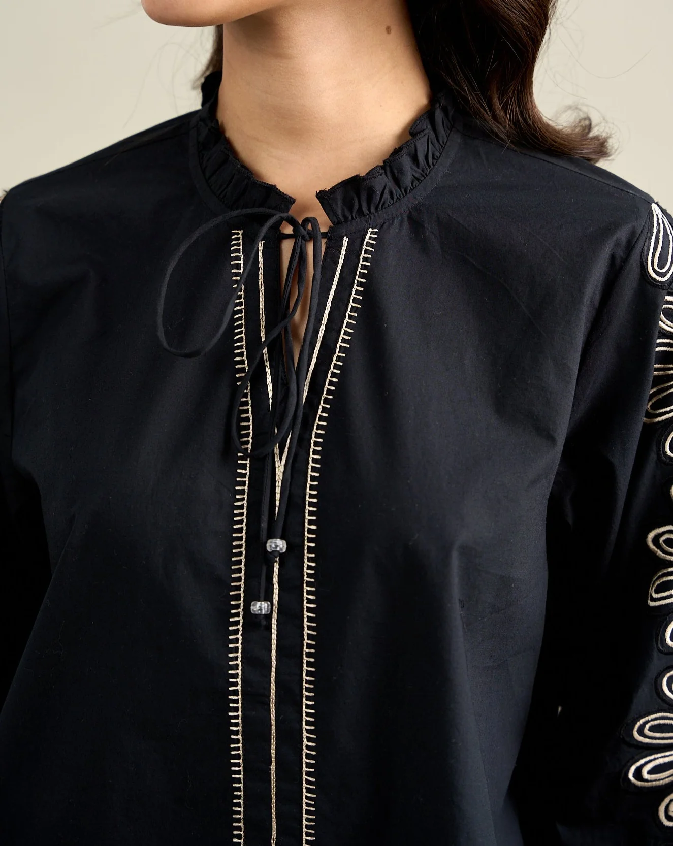 Kate Black Top - Image 4