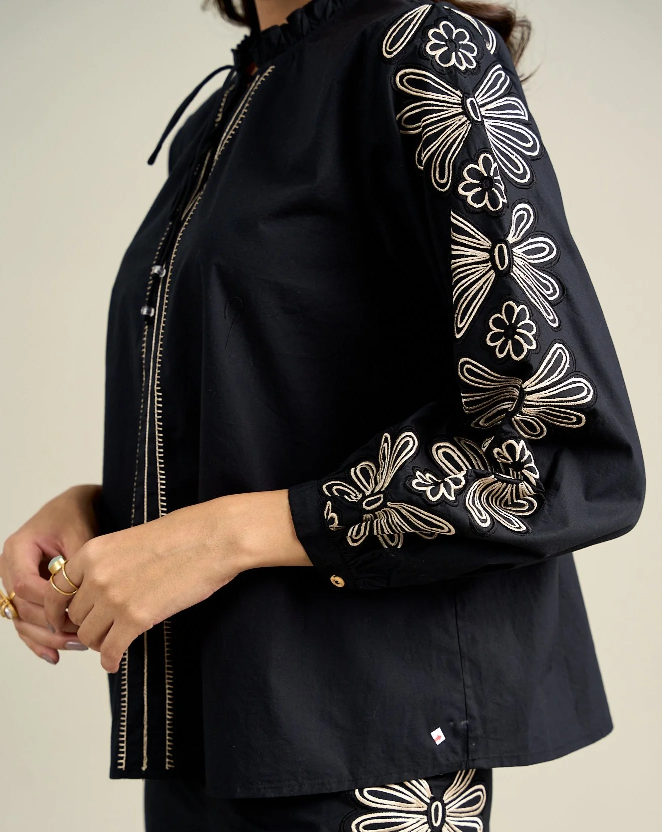 Kate Black Top - Image 6