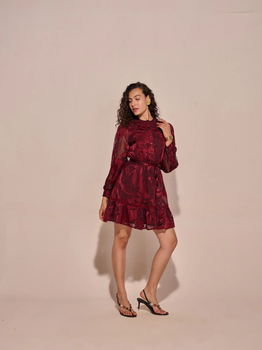 Millie Jacquard Dress - Image 8