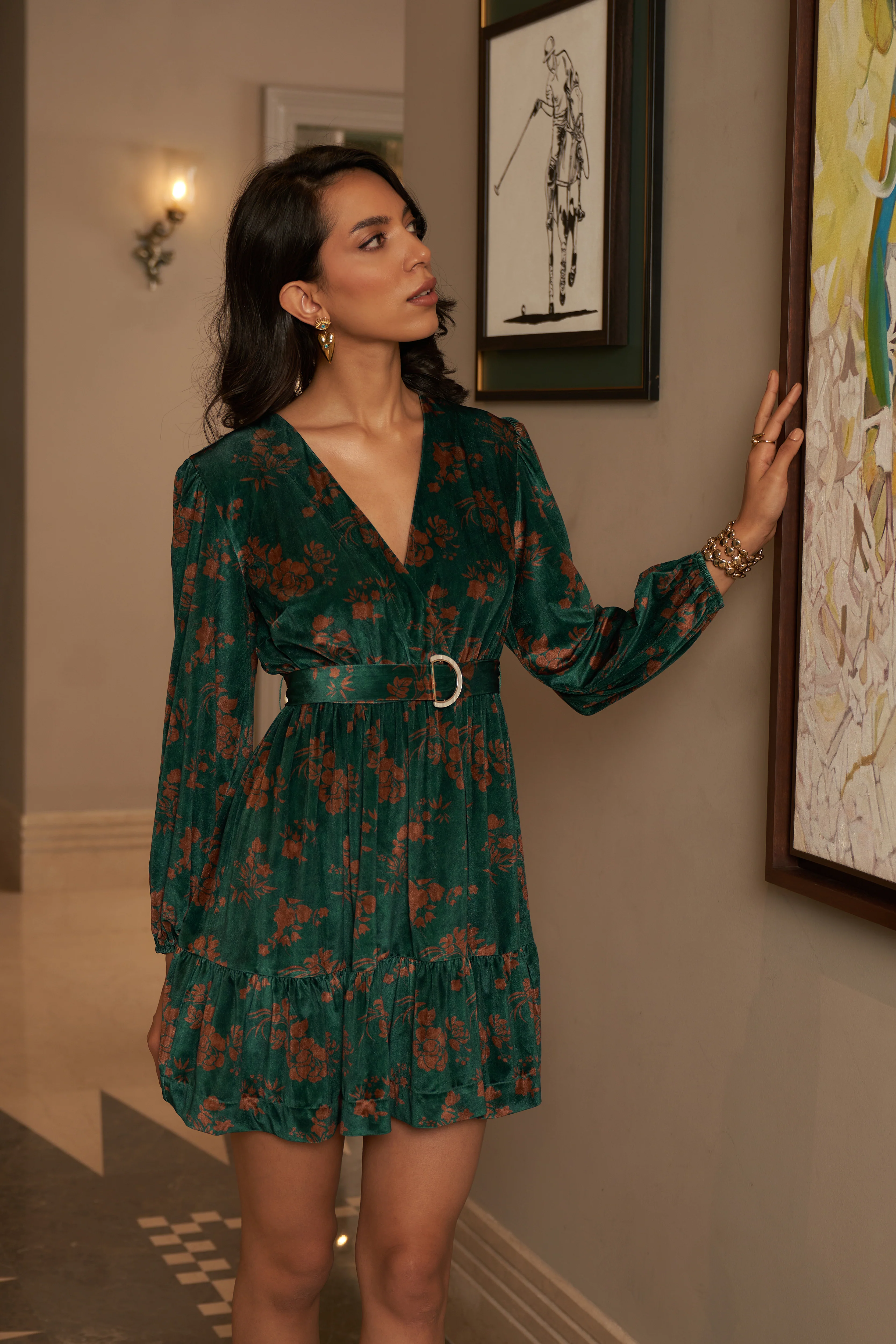 Madison Velvet Dress - Image 3