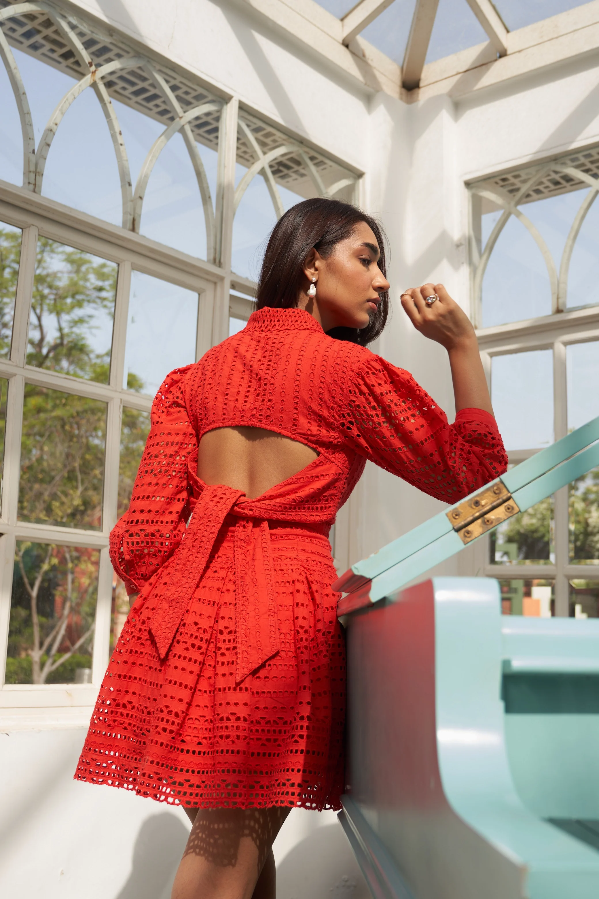 Thea Schiffli Dress - Image 16