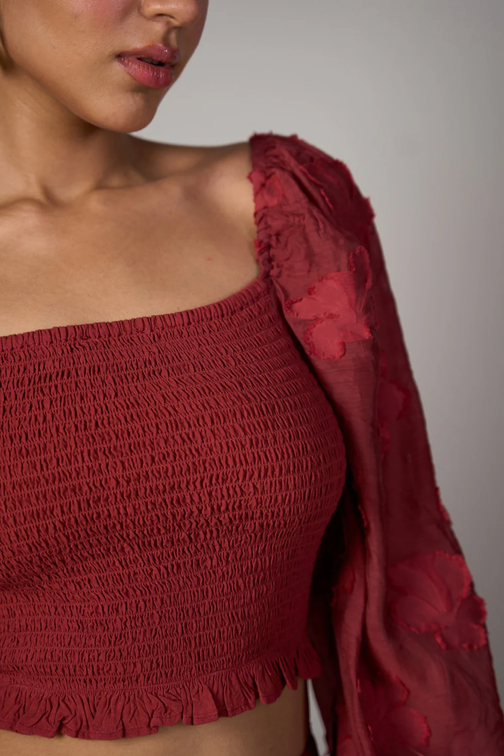 Audrey Jacquard Top - Image 8