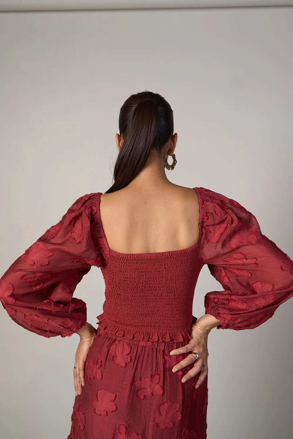 Audrey Jacquard Top - Image 9