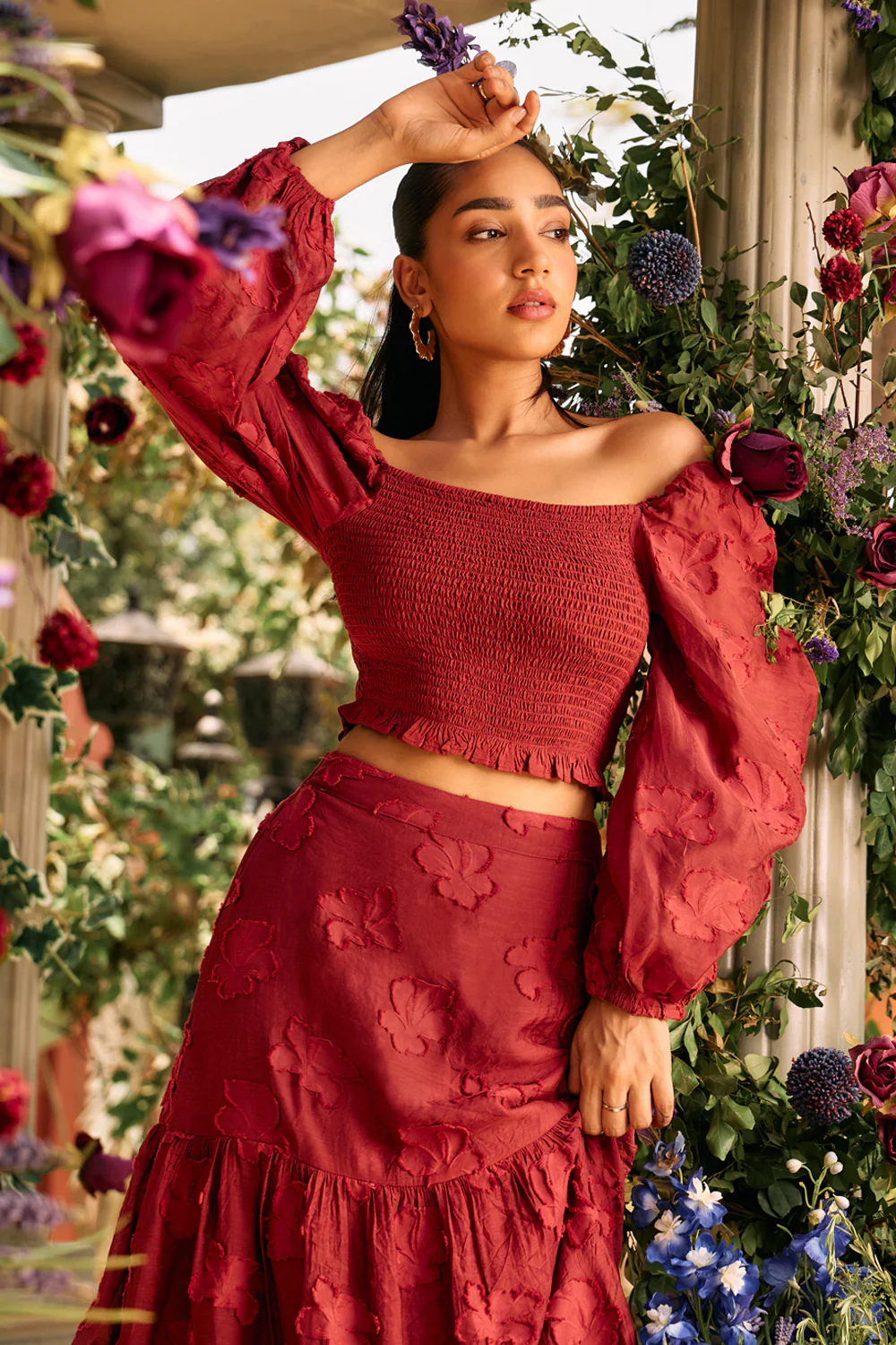 Audrey Jacquard Top - Image 6